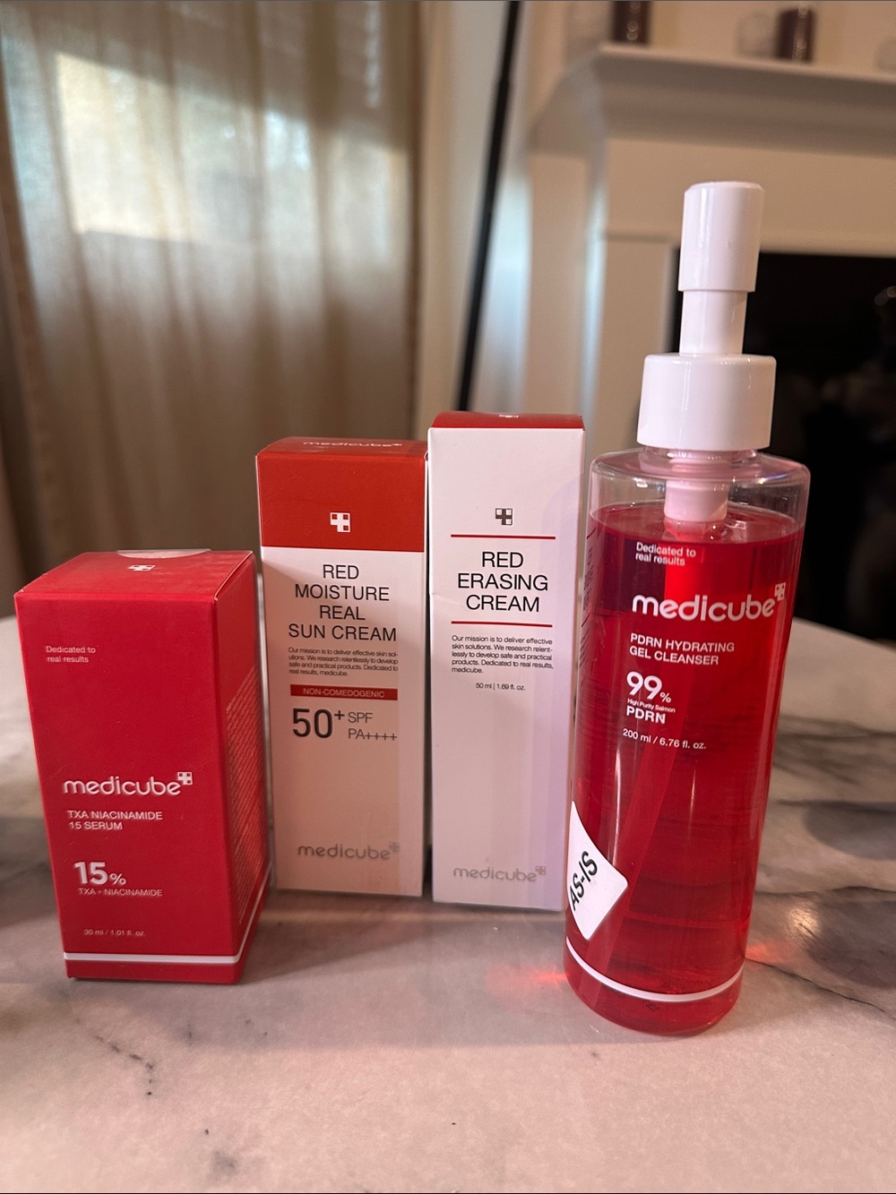 Medicube Red PDRN Hydrating Gel Cleanser & Skincare Set - Red